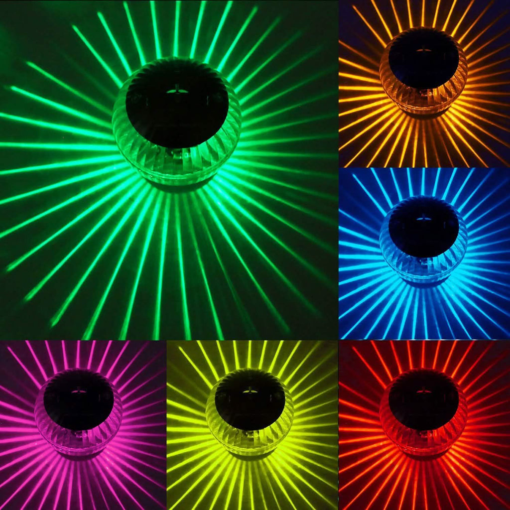 Lampes solaires flottantes à 7 couleurs à LED