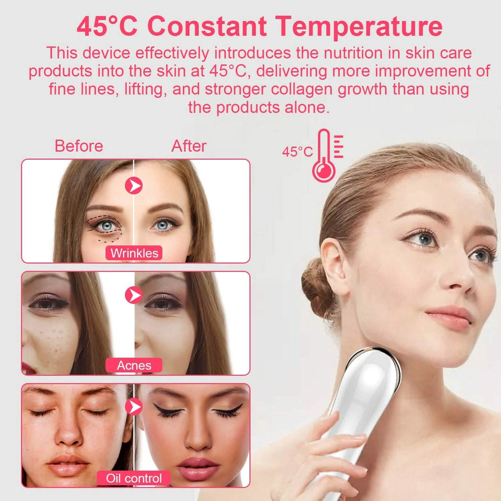 Appareil de massage facial 7 en 1 à ultrasons haute fréquence pour lifting du visage