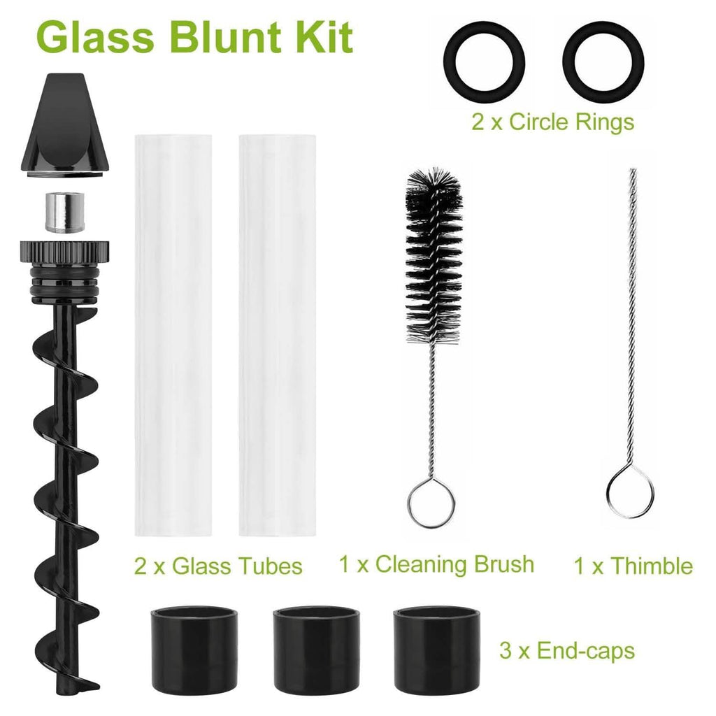 Kit Grinder 7-en-1 avec embout métallique pour fumeur et brosse de nettoyage