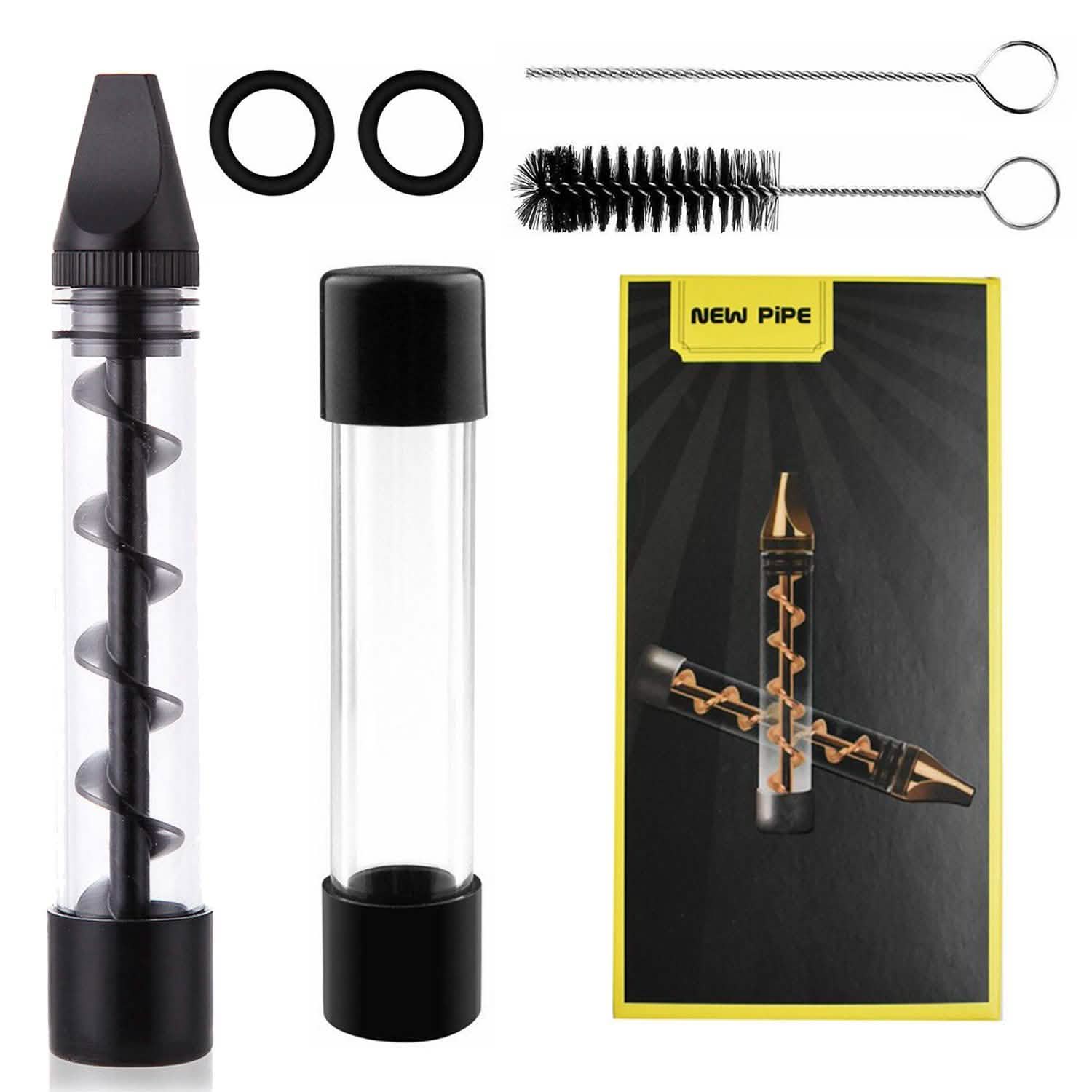 Kit Grinder 7-en-1 avec embout métallique pour fumeur et brosse de nettoyage