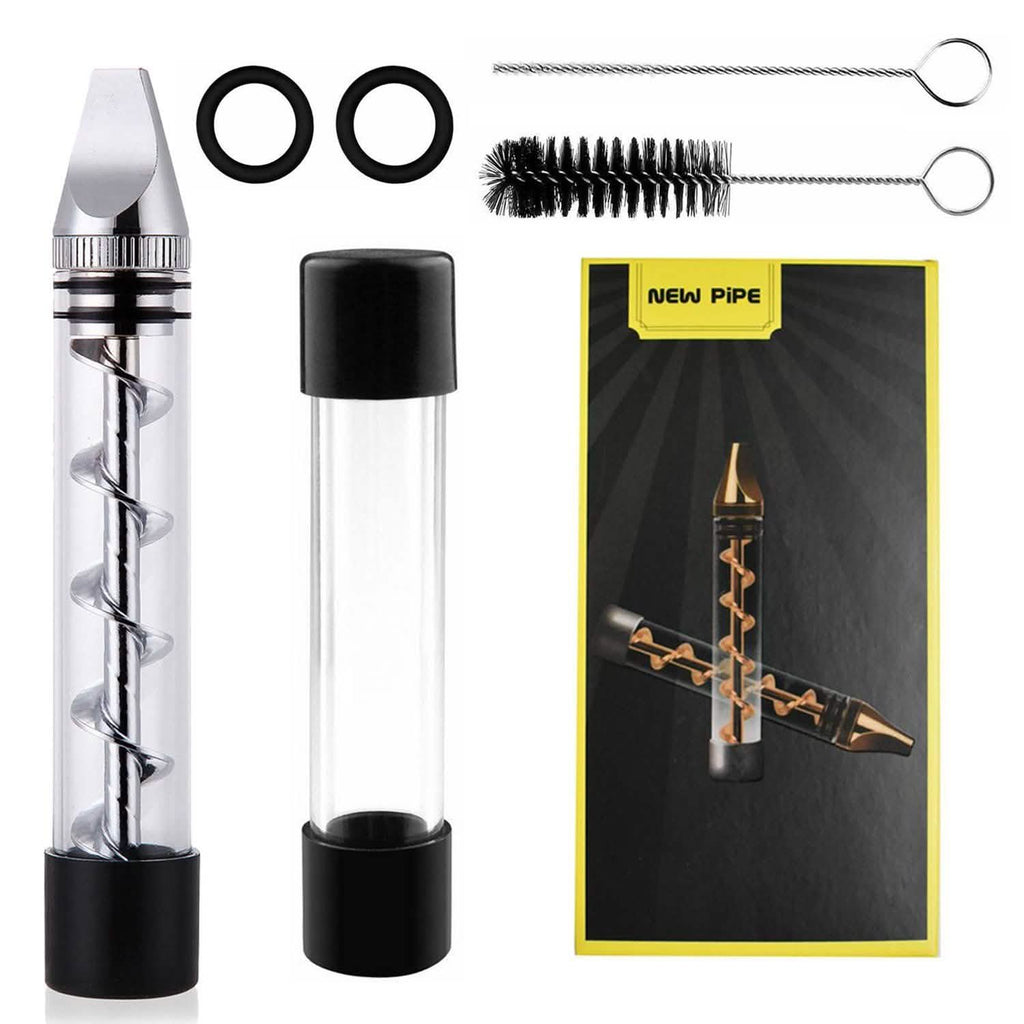 Kit Grinder 7-en-1 avec embout métallique pour fumeur et brosse de nettoyage