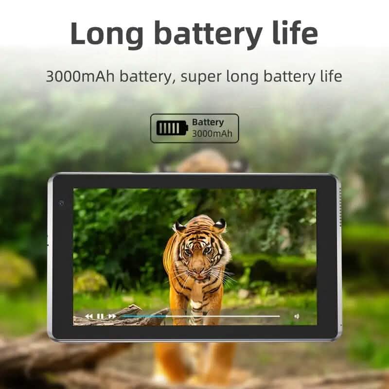 Tablette 7" Android 12.0 avec double appareil photo, 32 Go de RAM et de stockage