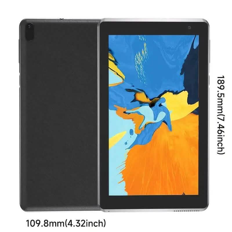 Tablette 7" Android 12.0 avec double appareil photo, 32 Go de RAM et de stockage