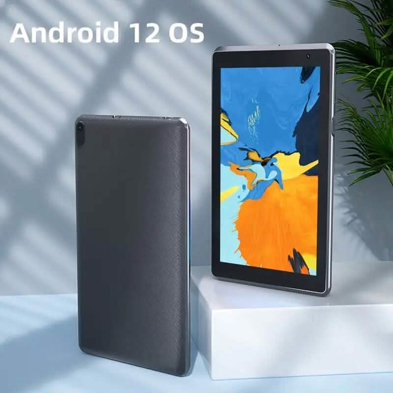 Tablette 7" Android 12.0 avec double appareil photo, 32 Go de RAM et de stockage