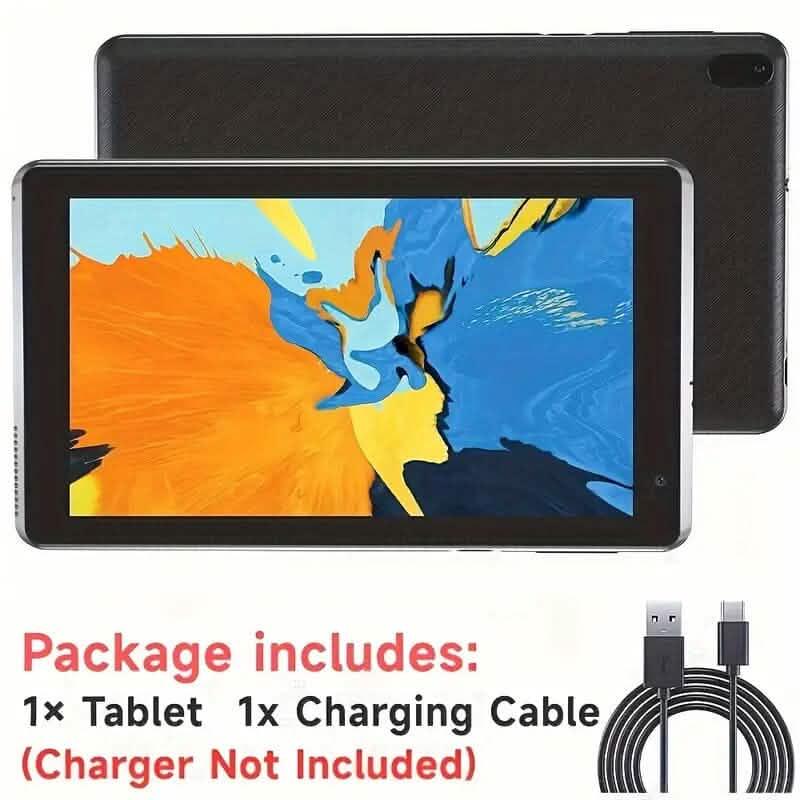 Tablette 7" Android 12.0 avec double appareil photo, 32 Go de RAM et de stockage