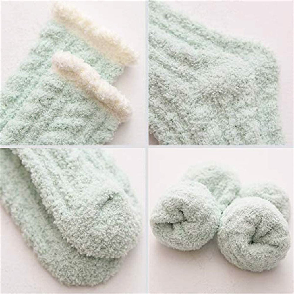 Lot de 7 paires : Chaussettes de nuit confortables pour femme