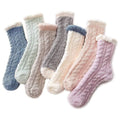 Lot de 7 paires : Chaussettes de nuit confortables pour femme