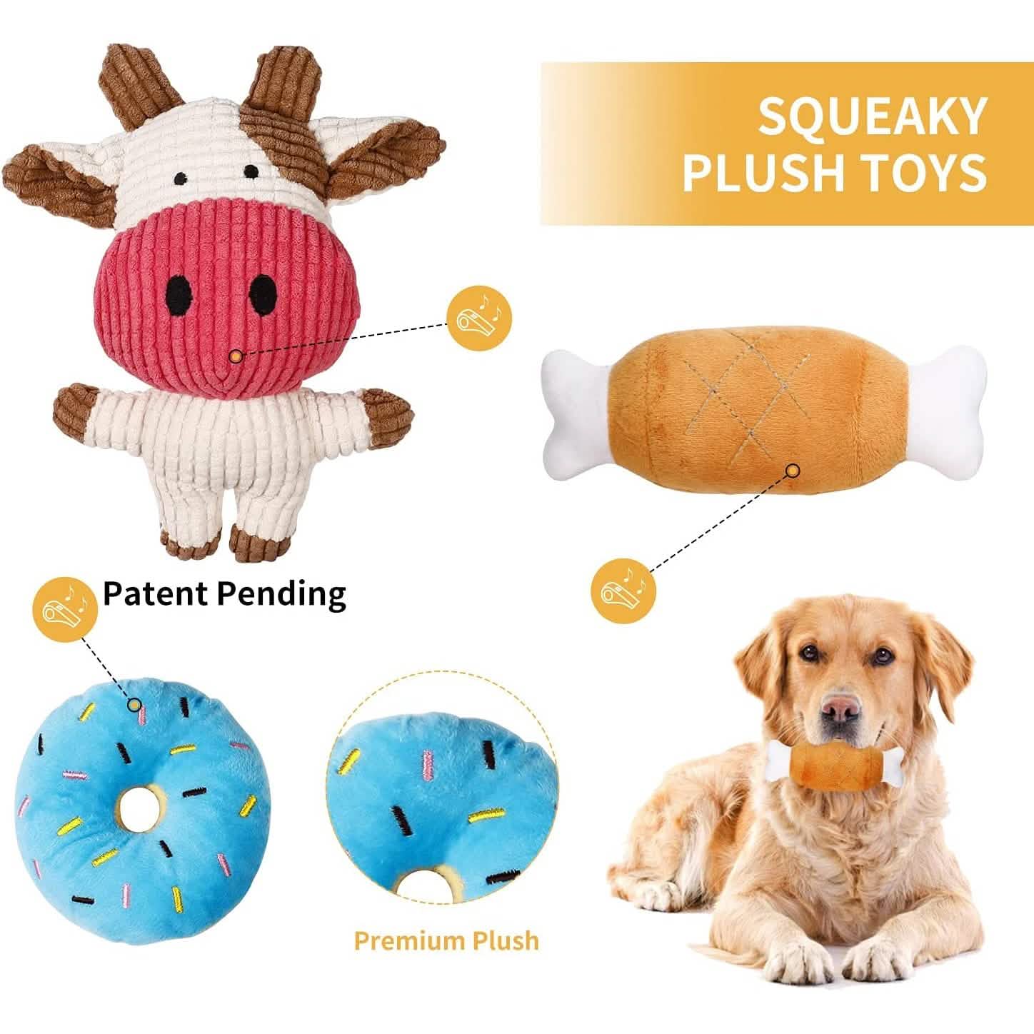 7 Pièces : Jouets à Mâcher Corde Chiot