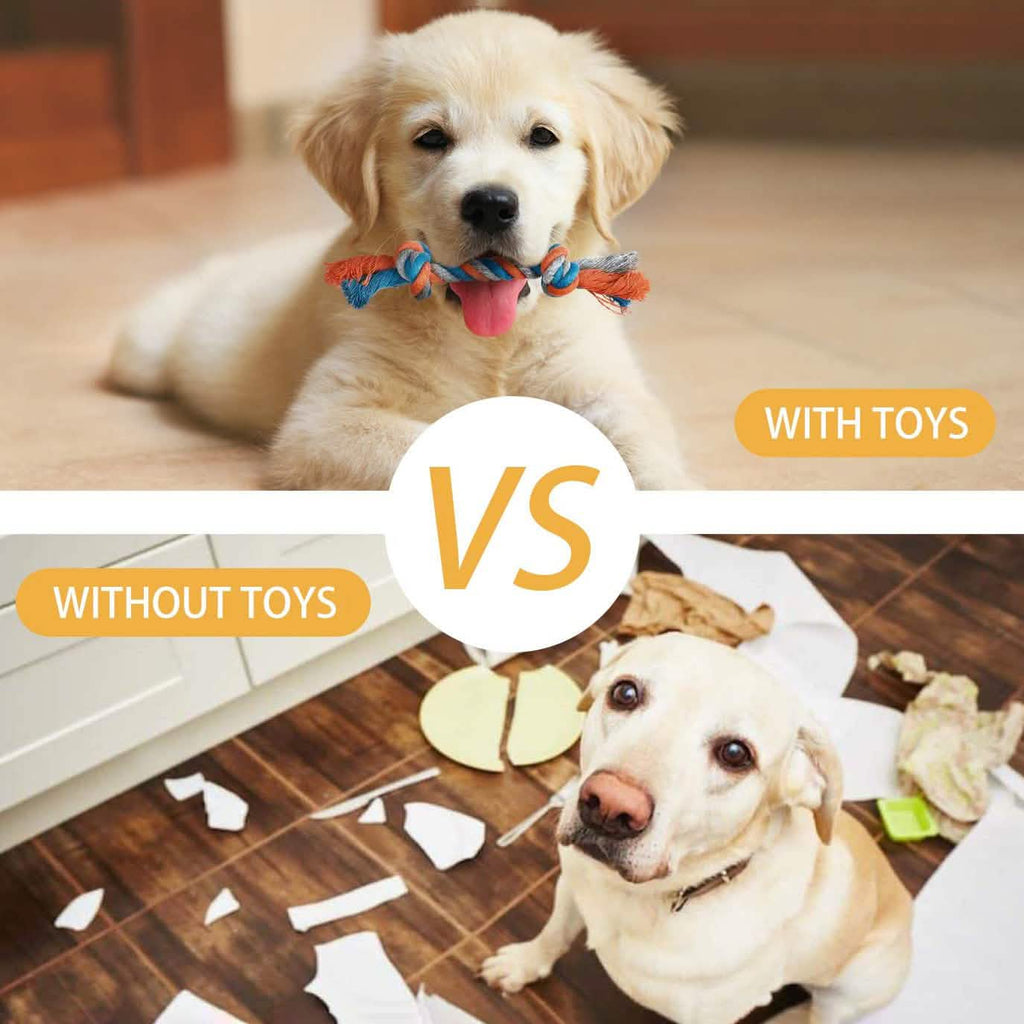7 Pièces : Jouets à Mâcher Corde Chiot