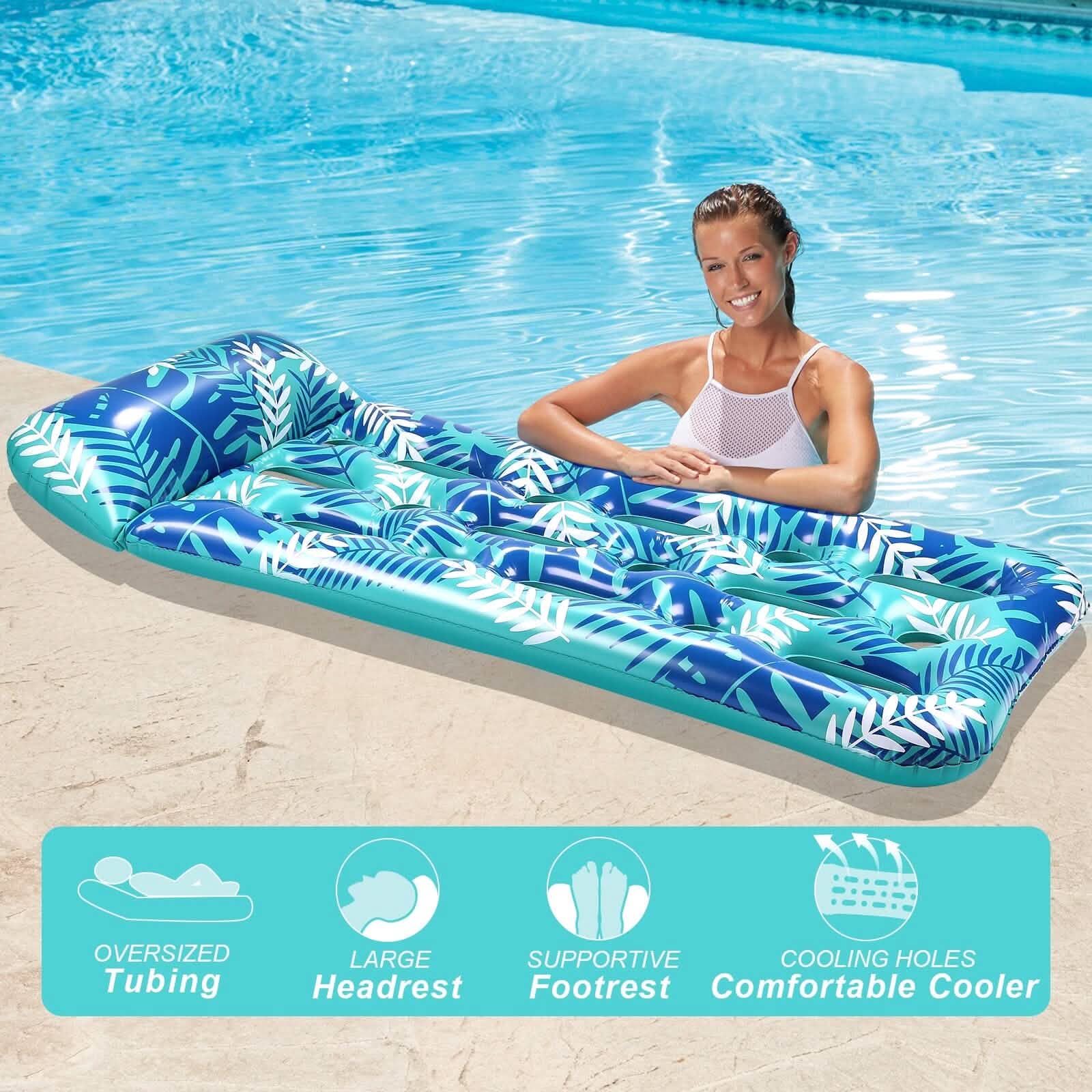 Piscine gonflable de 178 cm x 76 cm avec appui-tête