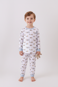Ensemble de pyjama en bambou de qualité supérieure avec imprimé de personnages