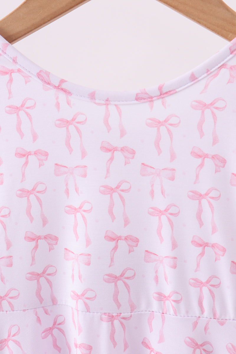 Robe en bambou premium avec nœud délicat