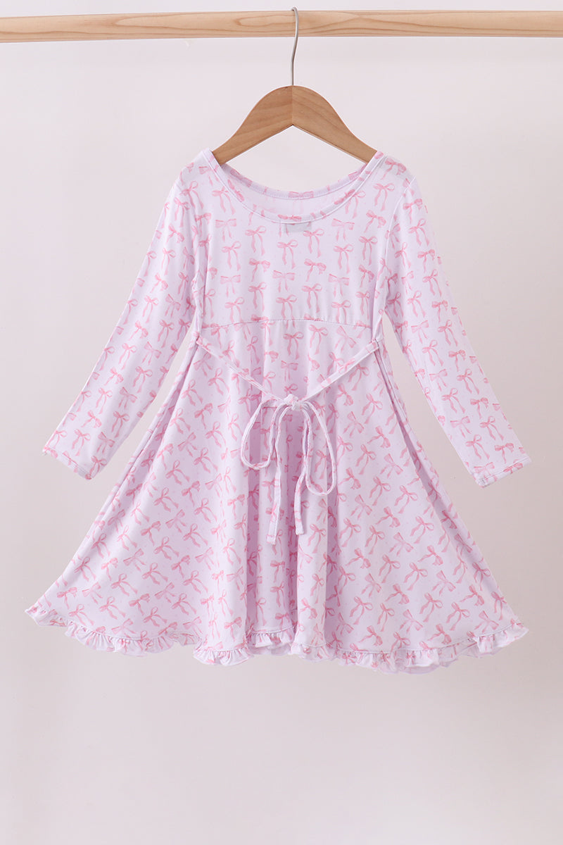 Robe en bambou premium avec nœud délicat