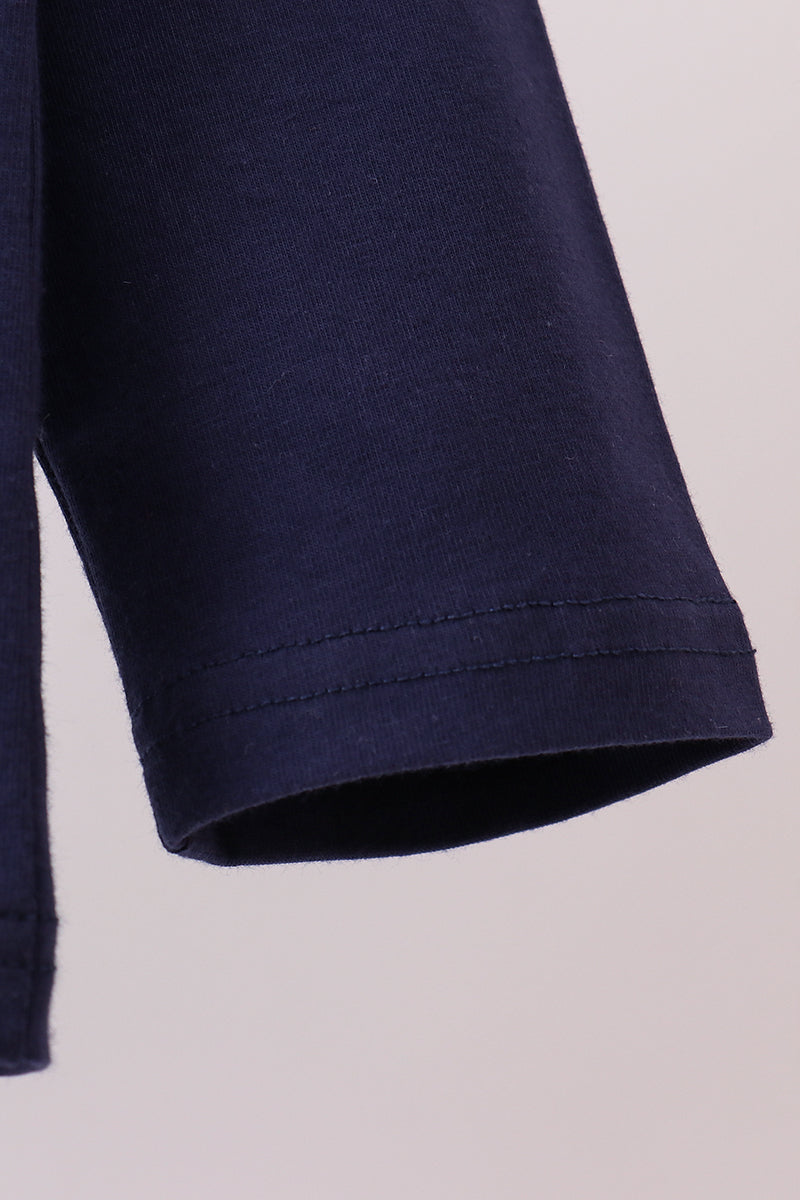 Haut premium marine avec applique tigre d'Auburn