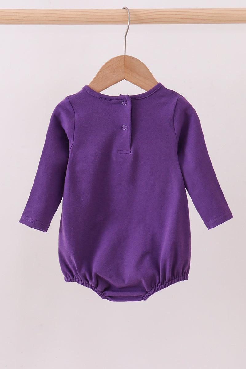Combinaison bulle Premium Violet LSU Allez l'équipe brodée