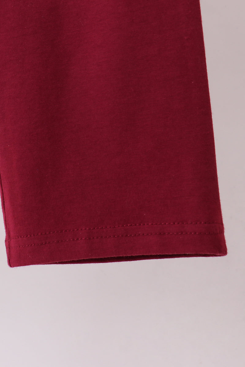 Ensemble pantalon brodé bouledogue à rayures Mississippi bordeaux de qualité supérieure