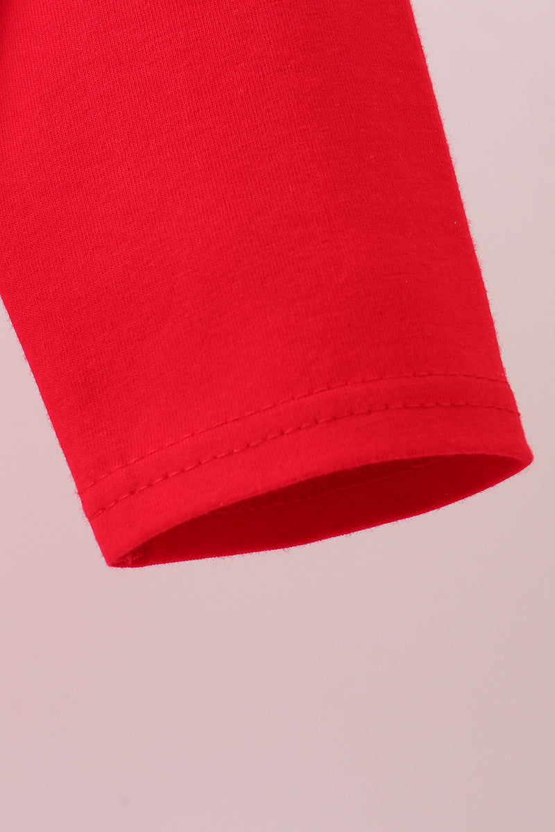 Haut appliqué Rouge Géorgie Premium
