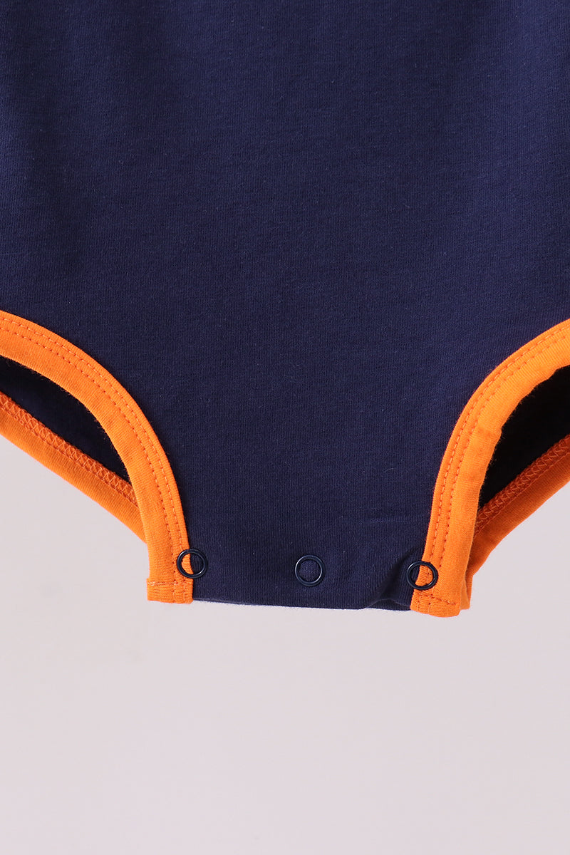 Barboteuse Premium marine avec applique tigre d'Auburn