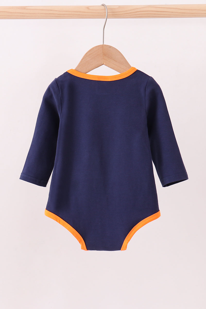 Barboteuse Premium marine avec applique tigre d'Auburn