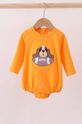 Bulle brodée de football chiot premium orange du Tennessee