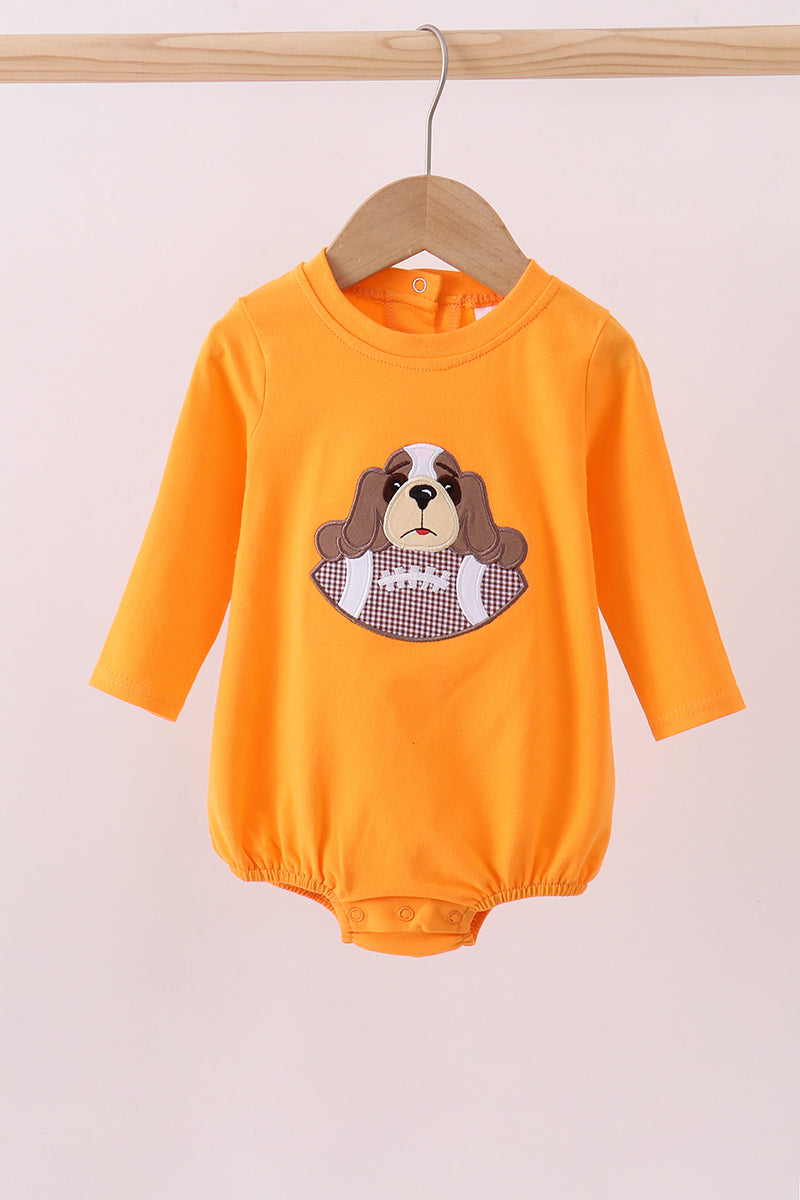 Bulle brodée de football chiot premium orange du Tennessee