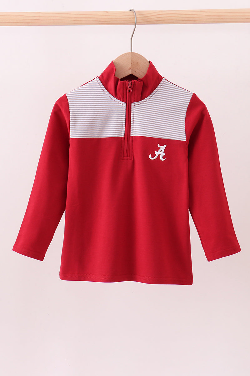Broderie haut de gamme Alabama marron