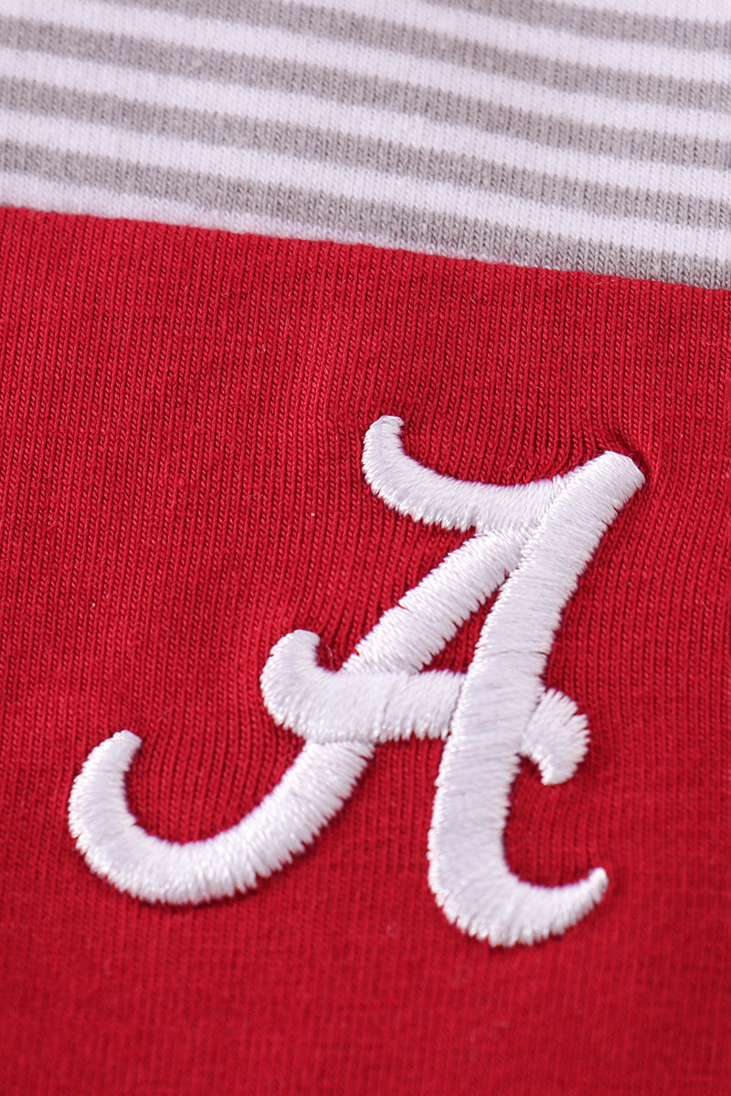 Broderie haut de gamme Alabama marron