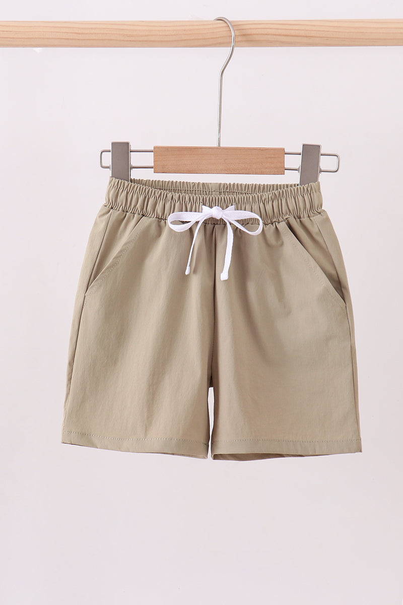 Shorts de performance couleur avoine