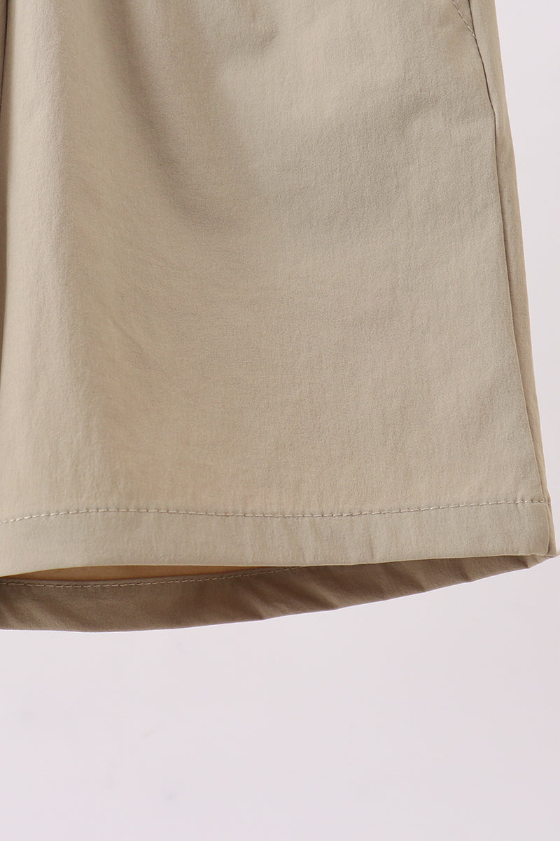 Shorts de performance couleur avoine