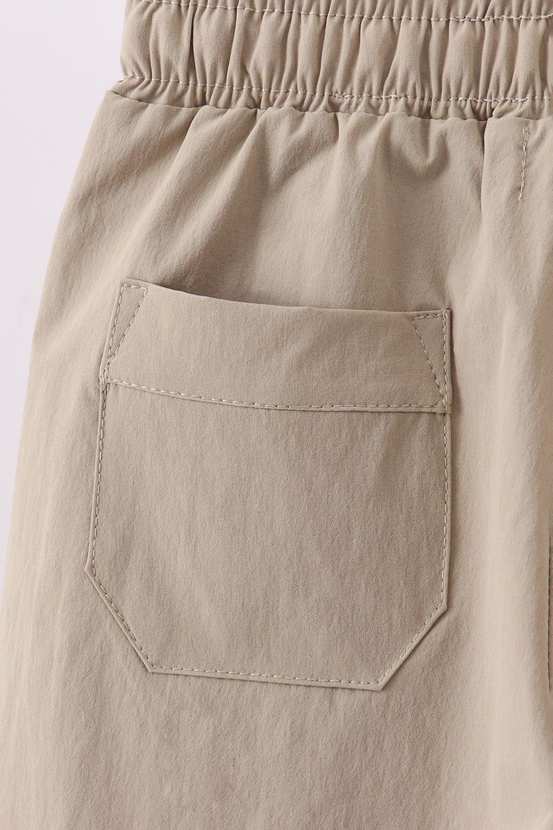 Shorts de performance couleur avoine