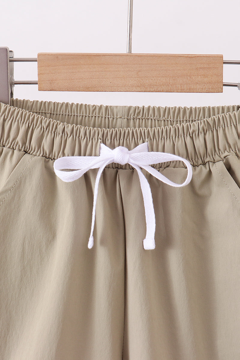 Shorts de performance couleur avoine