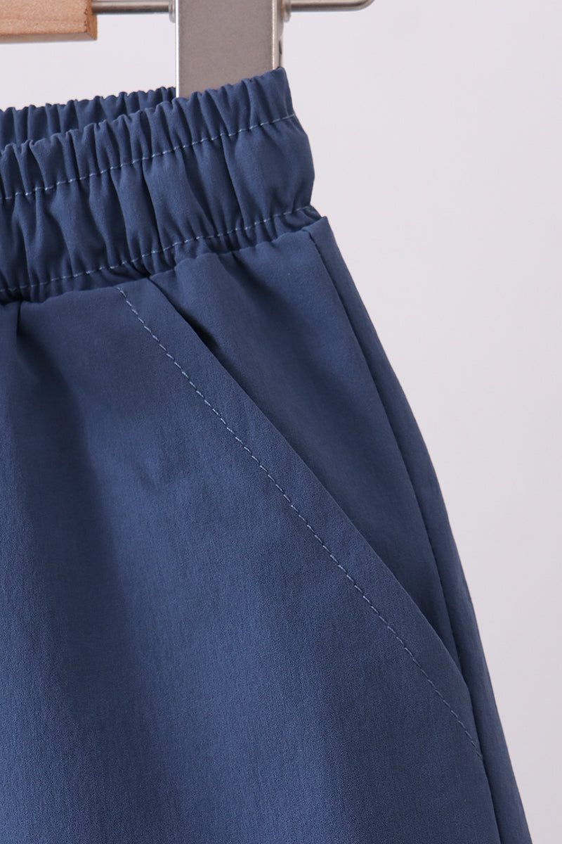 Short de performance bleu ardoise