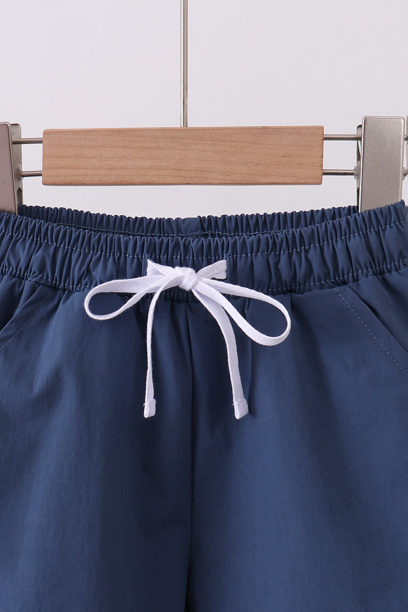 Short de performance bleu ardoise