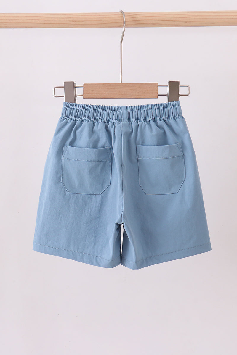 Short de performance bleu poudré à poches