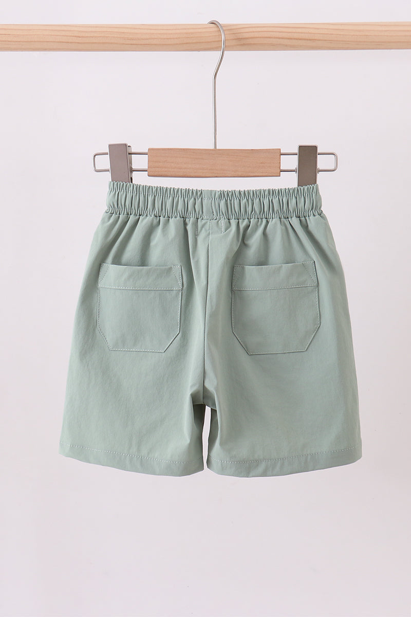 Shorts de sport de performance couleur sauge