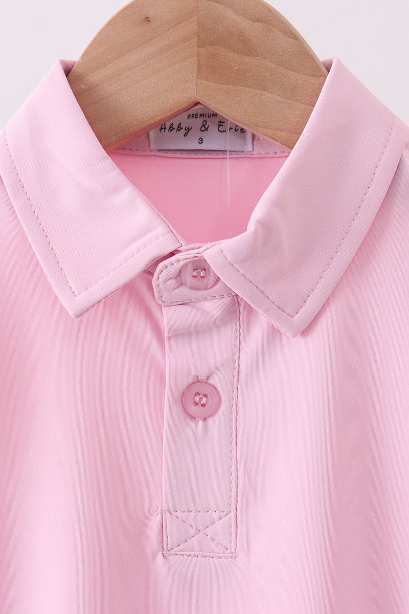 Débardeur rose en maille à col, pour tous les jours