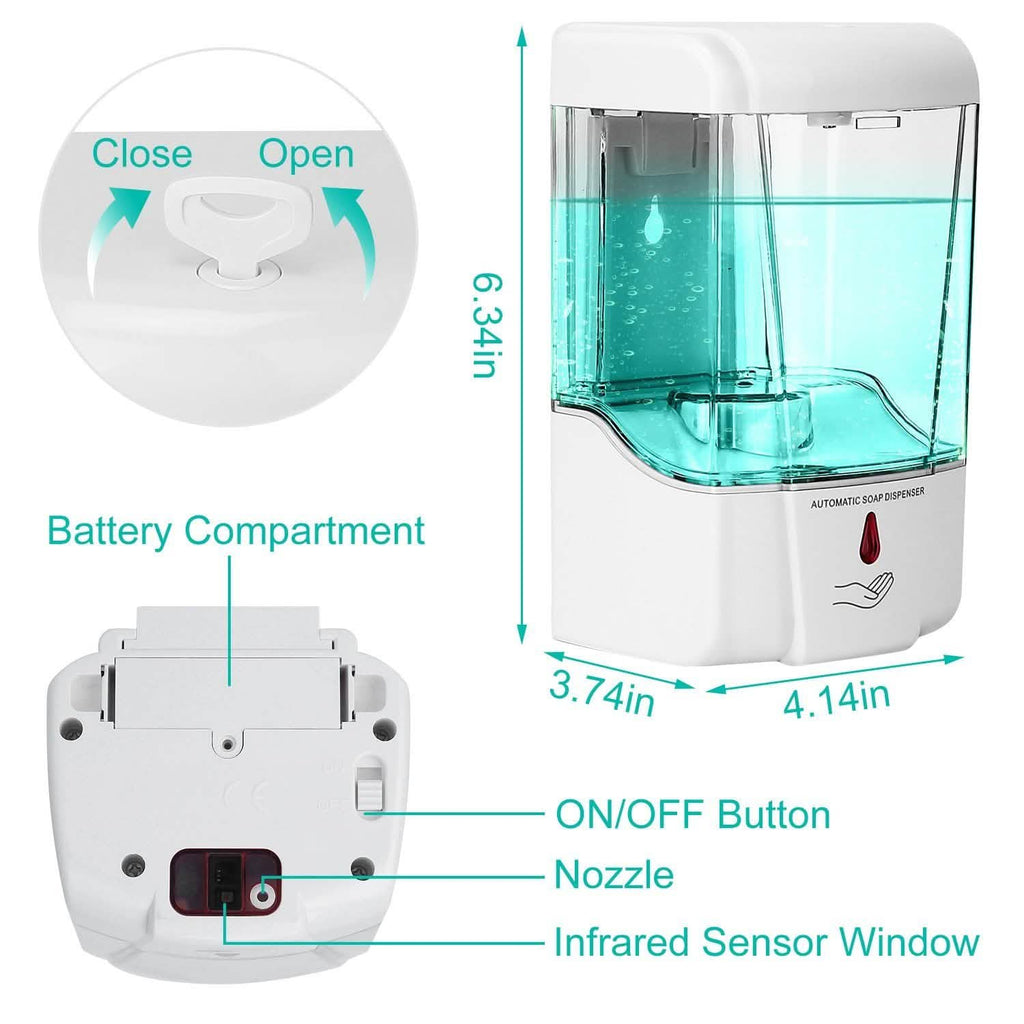 Distributeur de savon automatique 700 ml