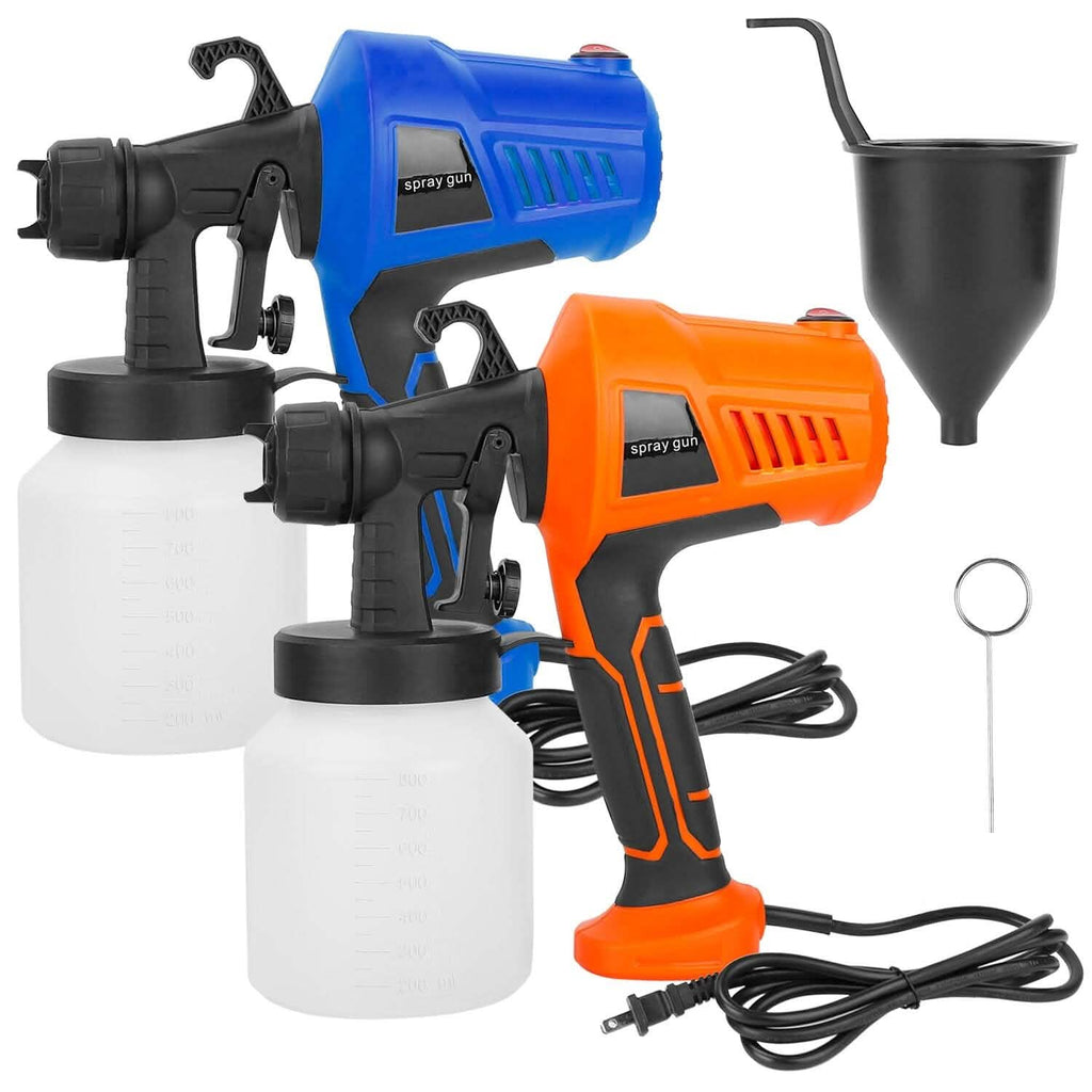 Pistolet à peinture électrique 700 W portable avec 3 modes de pulvérisation, 800 ml