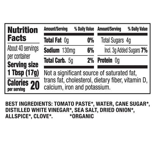 Ketchup Bio Annie's, Sans Gluten, Certifié USDA Biologique, 680 g