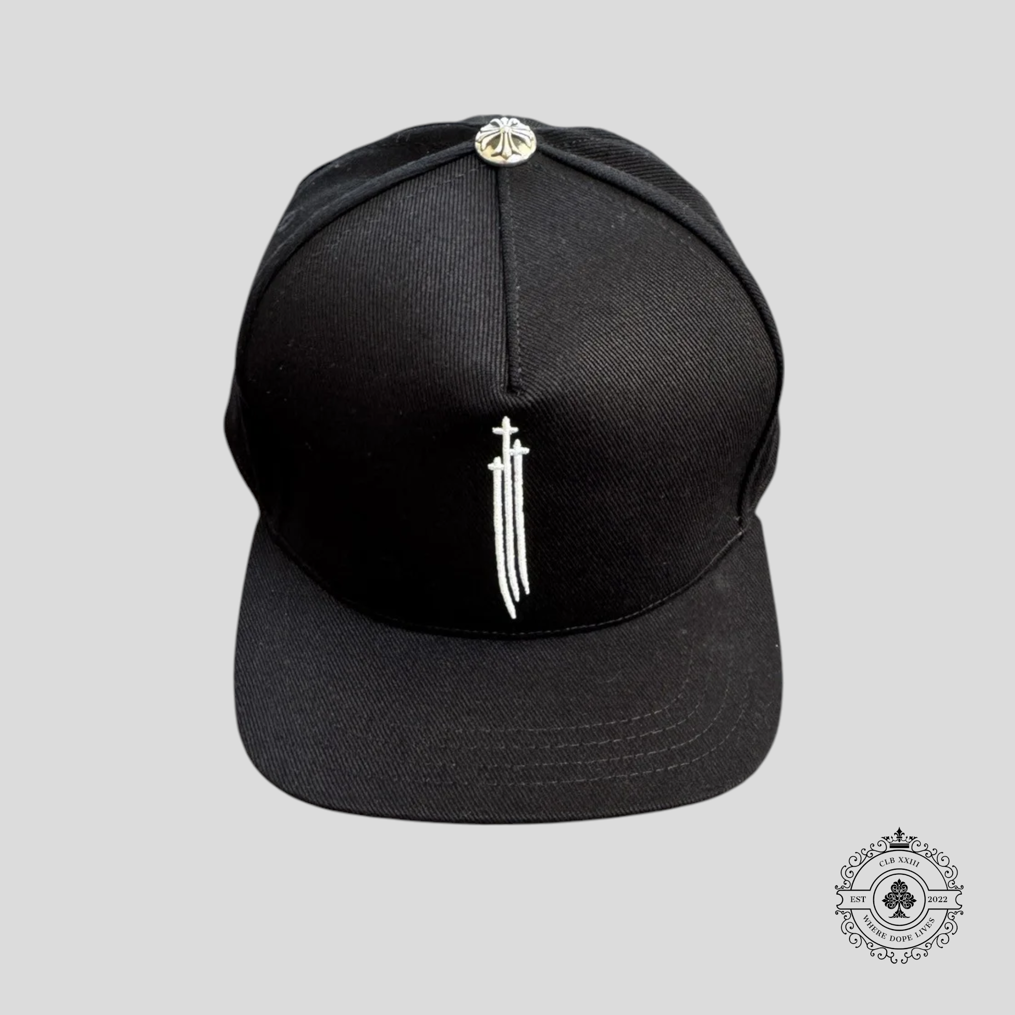 Casquette de baseball Chrome Hearts RS3 noire