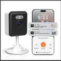 Caméra de sécurité intelligente 3MP – Vision nocturne, audio bidirectionnel, détection de mouvement, compatible Alexa