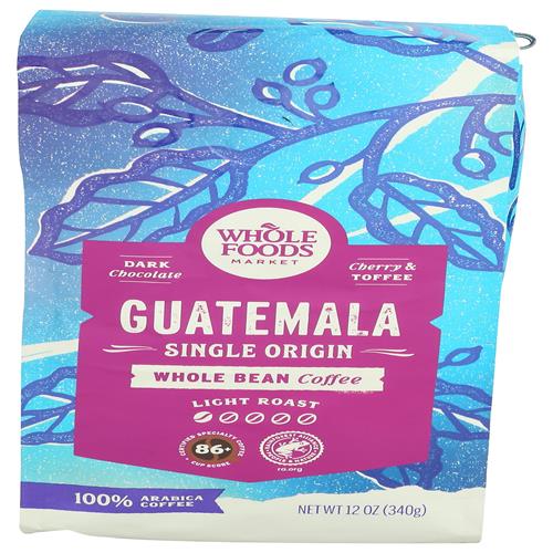 Café en grains entiers du Guatemala, Whole Foods Market, 340 g