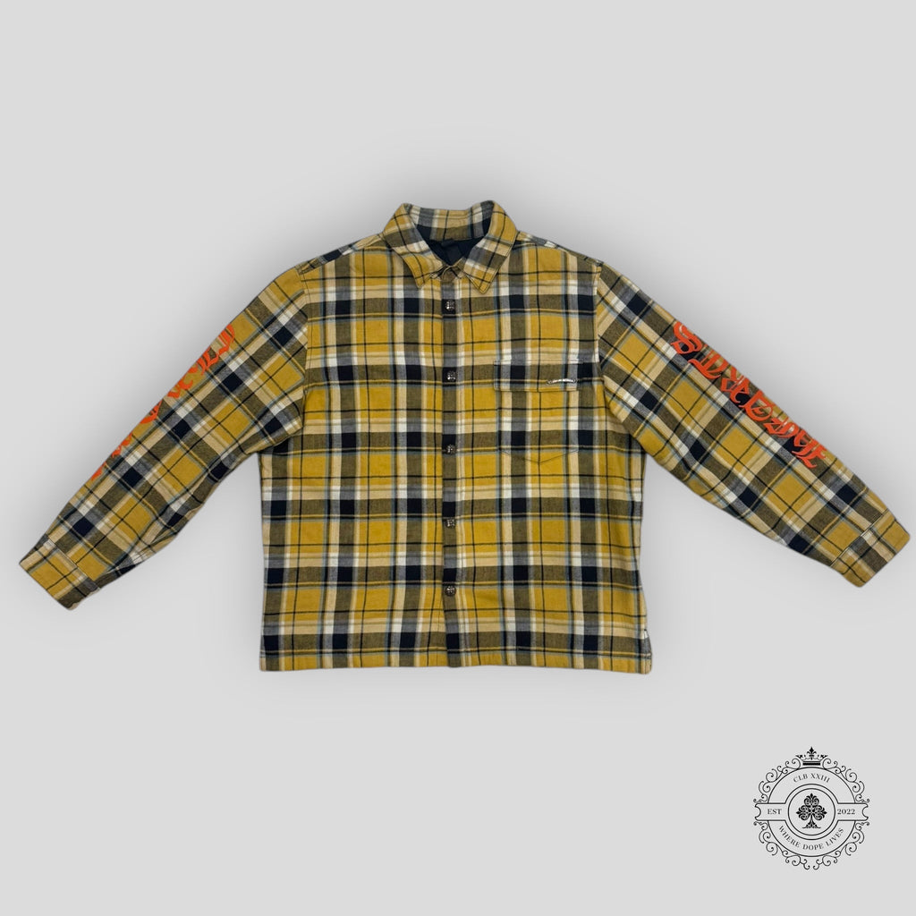Chemise matelassée en flanelle Chrome Hearts