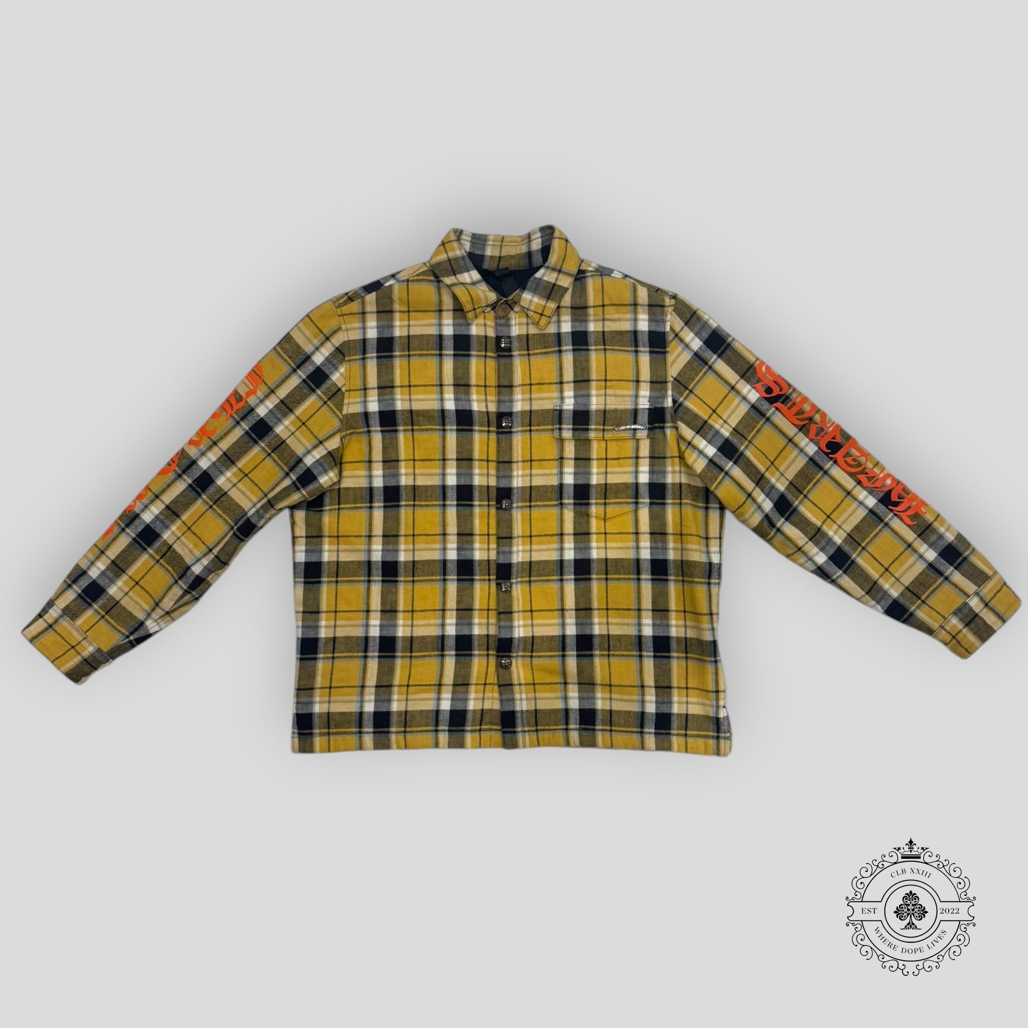 Chemise matelassée en flanelle Chrome Hearts