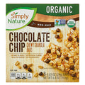 Simply Nature biologique Barres granola moelleuses aux brisures de chocolat, 8 unités