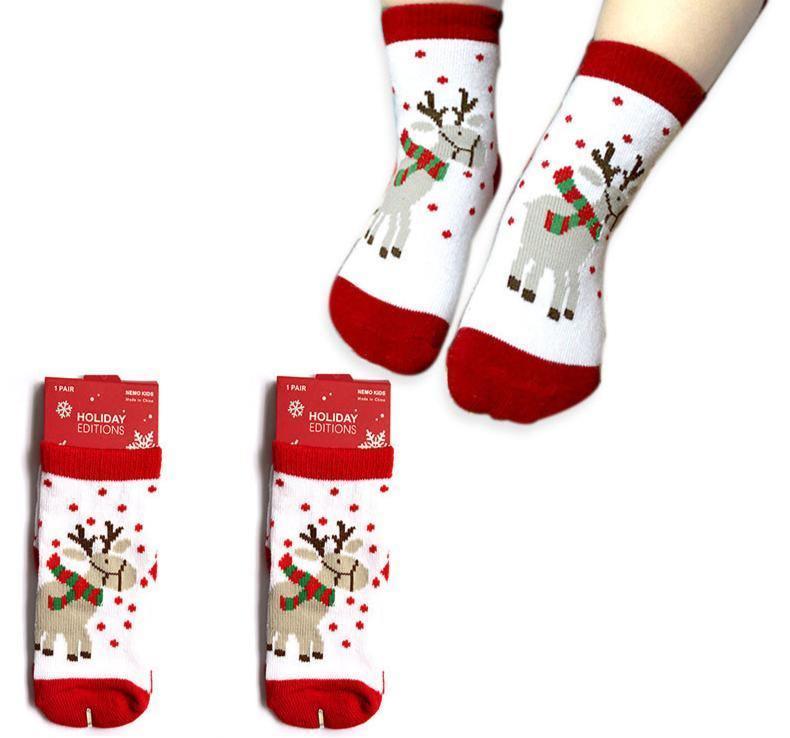 Chaussettes de Noël en Coton Moderne pour Bébé, Motif de Dessin Animé, Chaussettes Décontractées pour Bébés Filles et Enfants