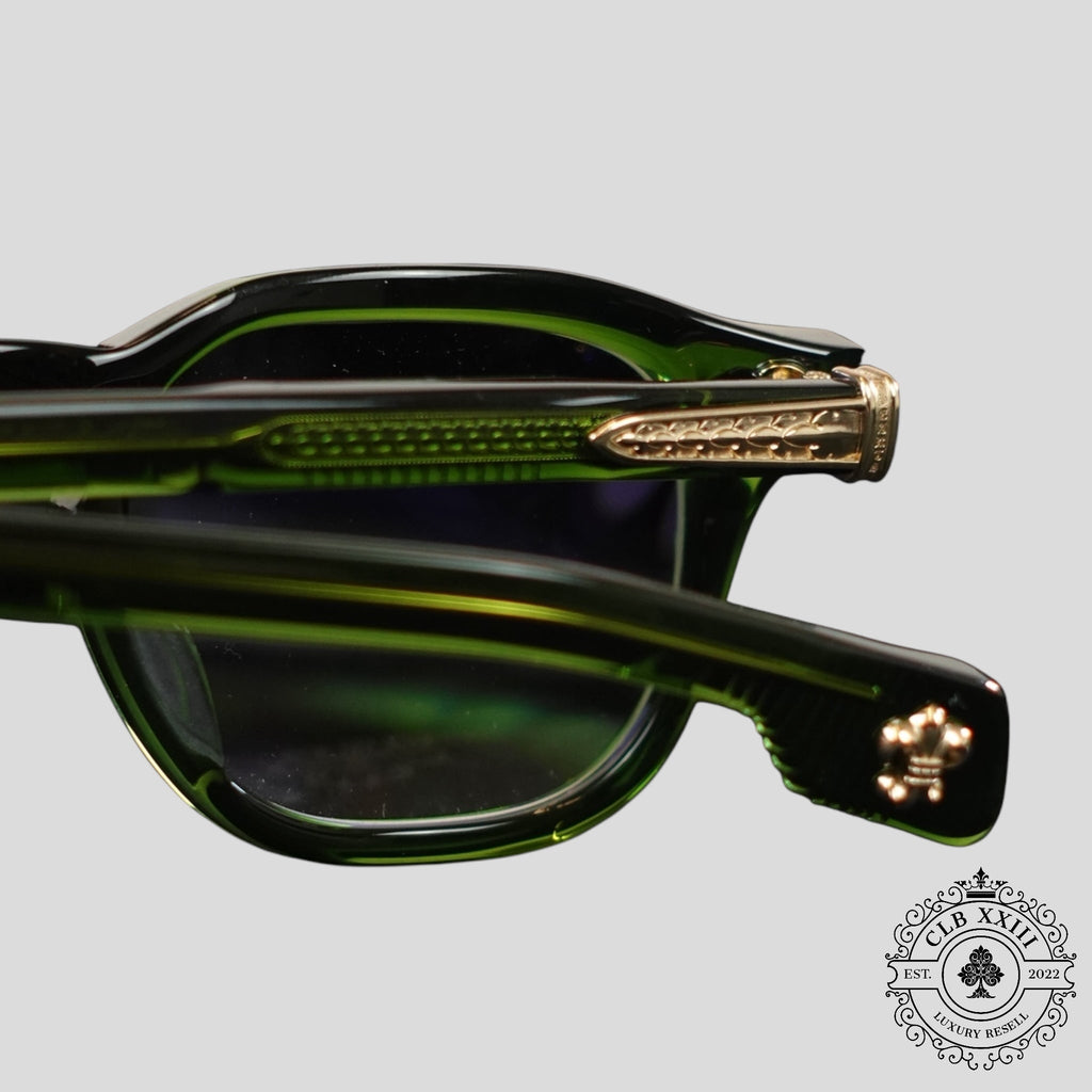 Lunettes Chrome Hearts Chirp Chirp vertes