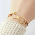 Bracelet personnalisé avec le nom de l'animal, Bracelet commémoratif pour animal de compagnie, Bracelet pour maman de chien ou de chat
