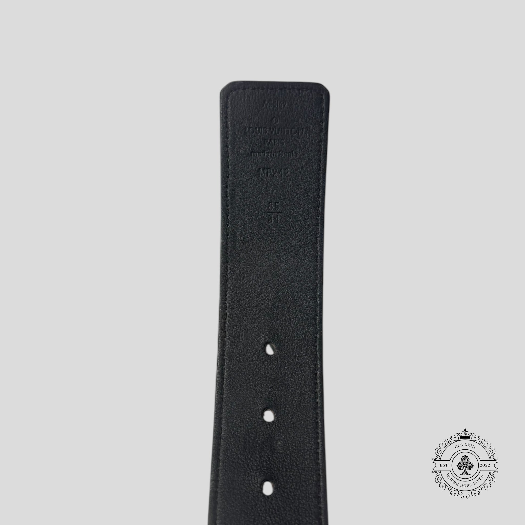 Ceinture Louis Vuitton Imprimé Feuillage Eclipse
