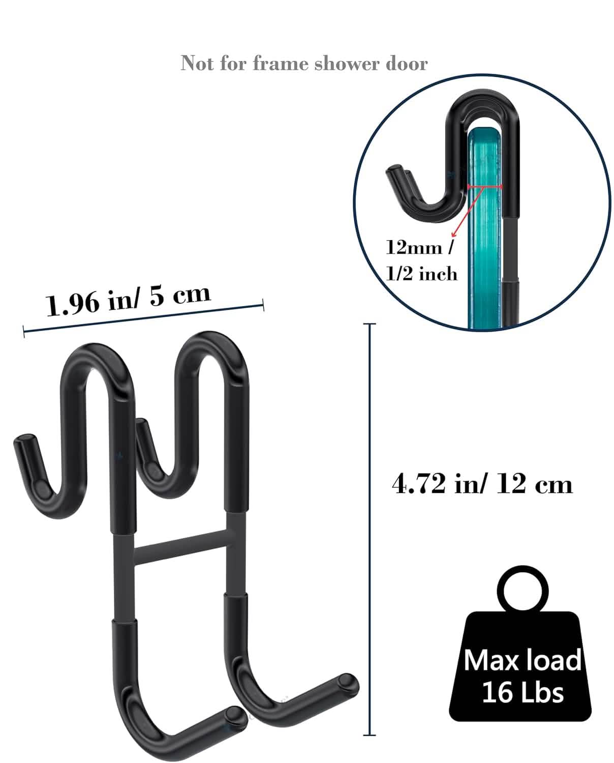 Crochet de Douche à Suspendre Anti-Rouille – Crochet Suspendu Multifonctionnel Robuste